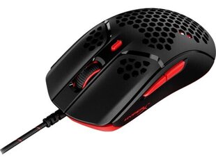 HyperX Pulsefire Haste, Black-Red cena un informācija | Peles | 220.lv