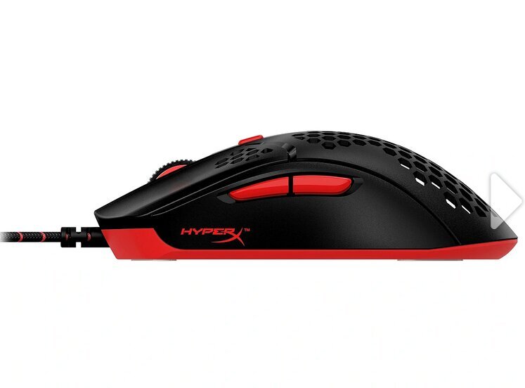 HyperX Pulsefire Haste, Black-Red cena un informācija | Peles | 220.lv