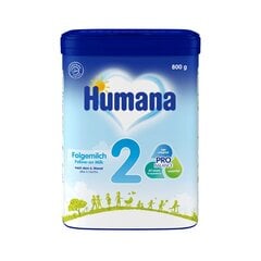 Humana 2 PRO Баланс 800г цена и информация | Детские смеси с 6 месяцев | 220.lv