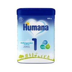 Humana 1, 800g cena un informācija | Piena maisījumi (0-6 mēn.) | 220.lv