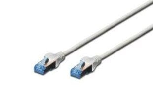 DIGITUS Premium CAT 5e FTP patch cable, Length 1m, Color grey cena un informācija | Kabeļi un vadi | 220.lv