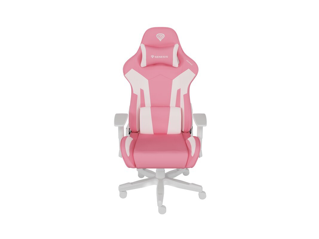 Genesis spēļu krēsls Nitro 710 rozā cena un informācija | Biroja krēsli | 220.lv