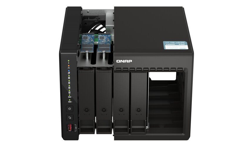 QNAP 4-Bay desktop NAS TS-453E-8G Up to 4 HDD/SSD Hot-Swap cena un informācija | Ārējie cietie diski | 220.lv