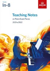 Teaching Notes on Piano Exam Pieces 2021 & 2022, ABRSM Grades In-8: Grades 1 - 8 cena un informācija | Mākslas grāmatas | 220.lv