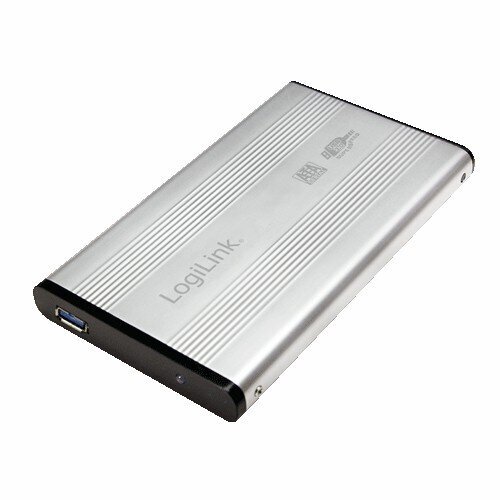 LogiLink Ārējais cietā diska korpuss 2,5 collu S-ATA USB 3.0 Alu, sudraba цена и информация | Cieto disku somas un apvalki | 220.lv