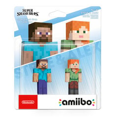 Amiibo Steve And Alex Double Pack Super Smash Bros (Nintendo) cena un informācija | Datorspēļu suvenīri | 220.lv