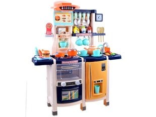 Liela virtuvīte ar aksesuāriem un efektiem, zila cena un informācija | Rotaļlietas meitenēm | 220.lv