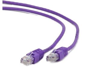 Gembird patchcord RJ45, cat.5e, UTP, 2m, purple cena un informācija | Kabeļi un vadi | 220.lv