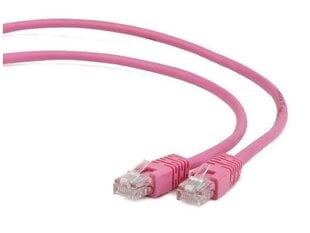 Патч-кабель Gembird, категория 5e, категория 5e, UTP, 3 м, розовый цена и информация | Кабели и провода | 220.lv