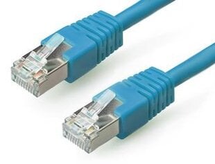 Gembird patchcord RJ45, cat. 6, FTP, 0.5m, Blue cena un informācija | Kabeļi un vadi | 220.lv