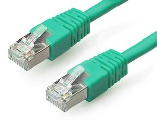 Gembird patchcord RJ45, cat. 6, FTP, 1m, green cena un informācija | Kabeļi un vadi | 220.lv