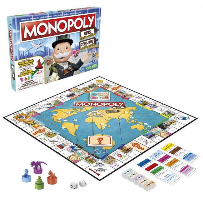 Spēle Monopols: ceļoj. Pasaules tūre, EE, LV цена и информация | Galda spēles | 220.lv