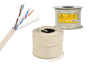 Gembird CAT6 UTP 100 м networking cable Grey U/UTP (UTP) цена и информация | Кабели и провода | 220.lv