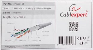 Установочный кабель Gembird FTP CAT6, 305 м цена и информация | Кабели и провода | 220.lv