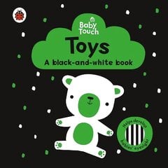 Baby Touch: Toys: a black-and-white book цена и информация | Книги для малышей | 220.lv
