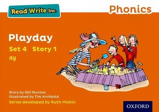 Read Write Inc. Phonics: Orange Set 4 Storybook 1 Playday cena un informācija | Grāmatas pusaudžiem un jauniešiem | 220.lv