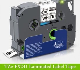 Brother tze-fx241 tzefx241 etiķetes lente cena un informācija | Piederumi printerim | 220.lv
