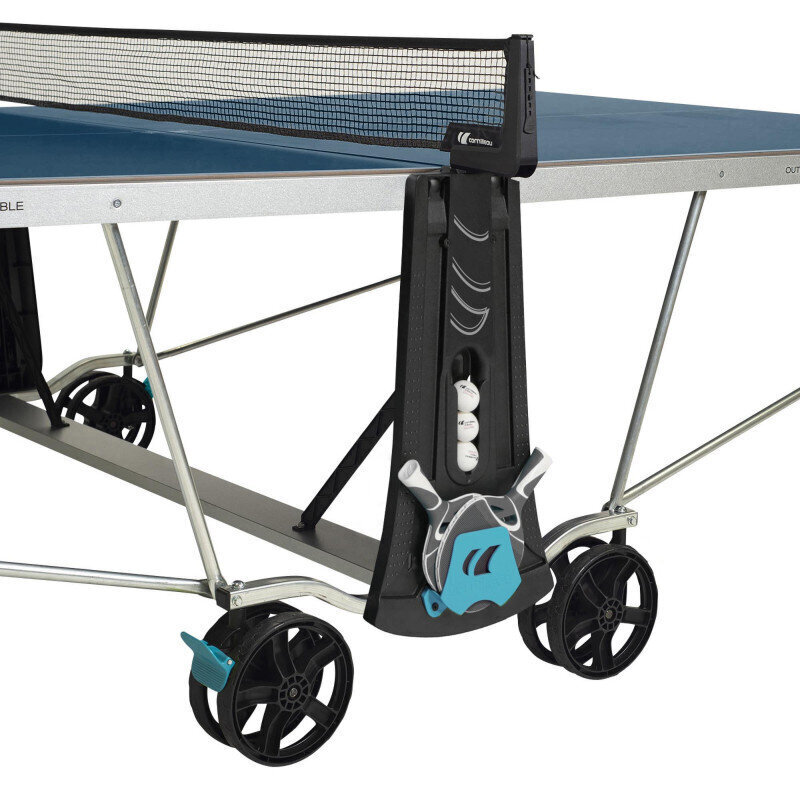 Galda tenisa galds Cornilleau 300X Crossover Outdoor 115302, zils cena un informācija | Galda tenisa galdi un pārklāji | 220.lv