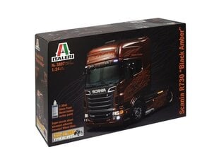 Italeri - SCANIA R730 ''BLACK AMBER'', 1/24, 3897 цена и информация | Kонструкторы | 220.lv