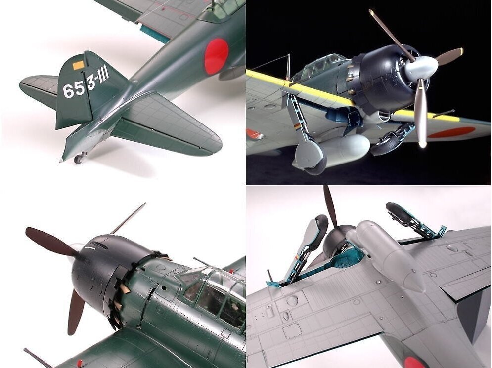 Tamiya - Mitsubishi A6M5 Zero Fighter Model 52 (Zeke), 1/32, 60318 cena un informācija | Konstruktori | 220.lv