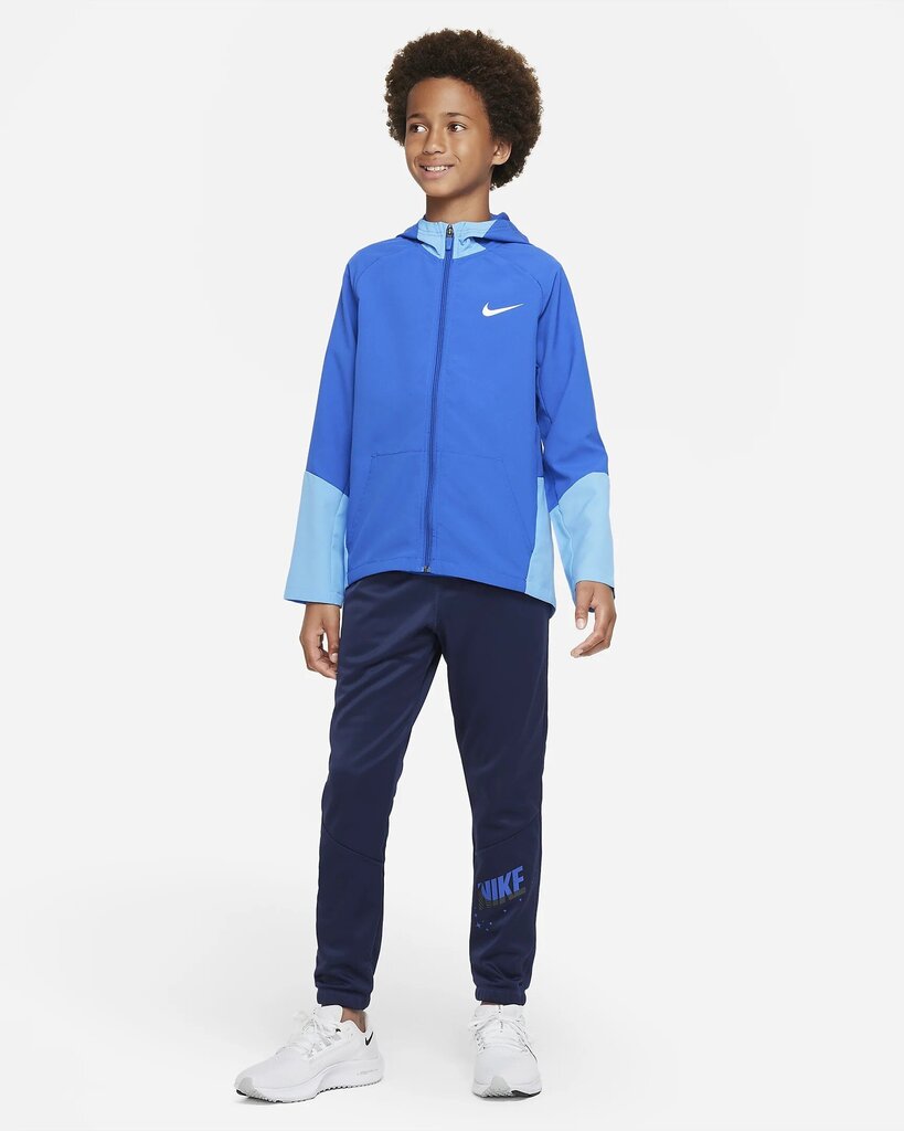 Nike bērnu treniņbikses, tumši zils цена и информация | Bikses zēniem | 220.lv