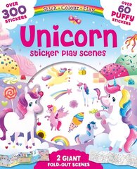 Unicorns: Sticker Play Scenes цена и информация | Книги для самых маленьких | 220.lv