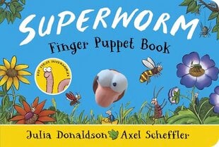 Superworm Finger Puppet Book - the wriggliest, squiggliest superhero ever! cena un informācija | Grāmatas mazuļiem | 220.lv