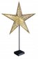 Stāvlampa-dekorācija Zvaigzne, 40/60cm, zeltaina цена и информация | Ziemassvētku dekorācijas | 220.lv