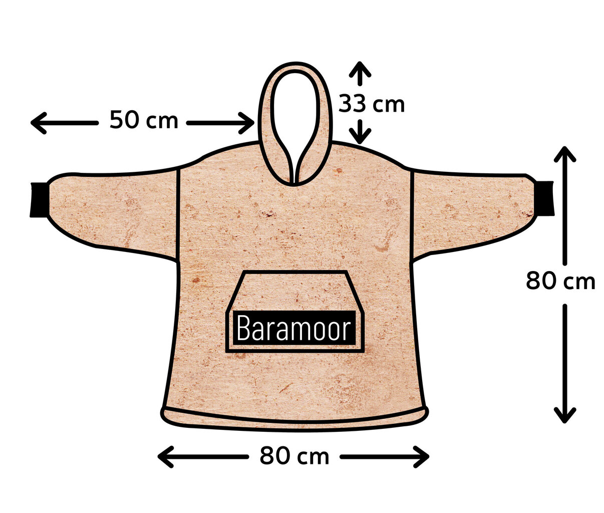 Bērnu BARAMOOR džemperis - pleds "Cars" cena un informācija | Oriģināli džemperi | 220.lv