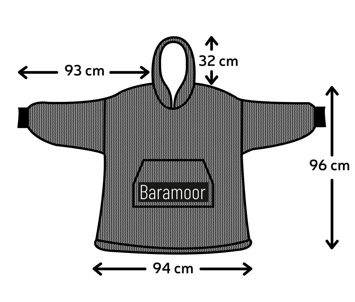 BARAMOOR džemperis - pleds "Foxes" цена и информация | Oriģināli džemperi | 220.lv