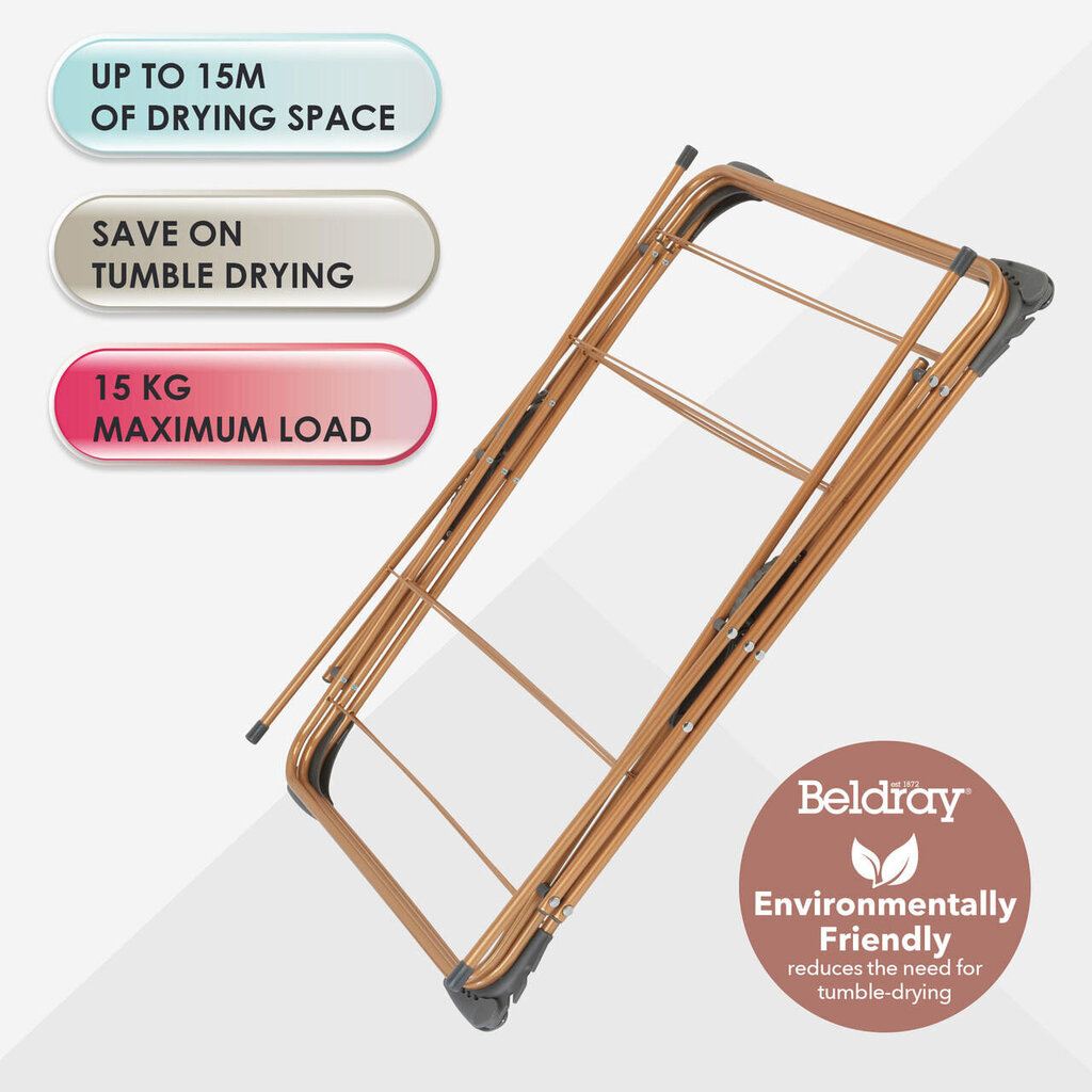 Beldray Copper Edition 3 Tier Airer žāvētājs цена и информация | Veļas žāvēšana | 220.lv