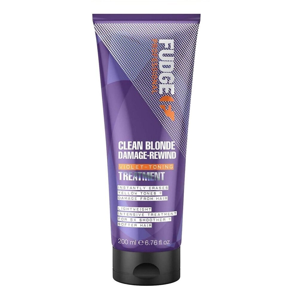 Dzeltenā toņa neitralizējošs produkts Fudge Clean Blonde Damage Rewind Violet-Toning, 200 ml cena un informācija | Matu kondicionieri, balzāmi | 220.lv