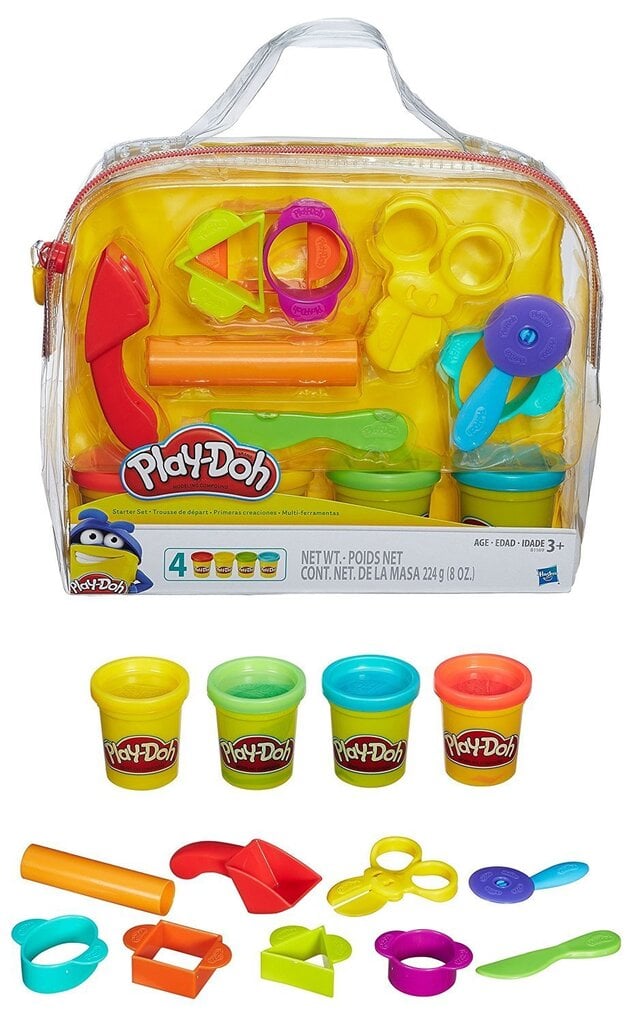 Plastilīna komplekts Play-Doh Rainbow Starter Pack, A7923EU6 цена и информация | Modelēšanas un zīmēšanas piederumi | 220.lv