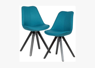 Набор из 2-х обеденных стульев Sky, синий цвет цена и информация | Стулья для кухни и столовой | 220.lv