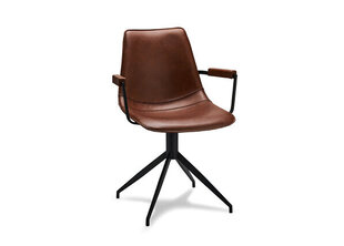Набор из 2 обеденных стульев Isabel, коричневый цвет цена и информация | Стулья для кухни и столовой | 220.lv