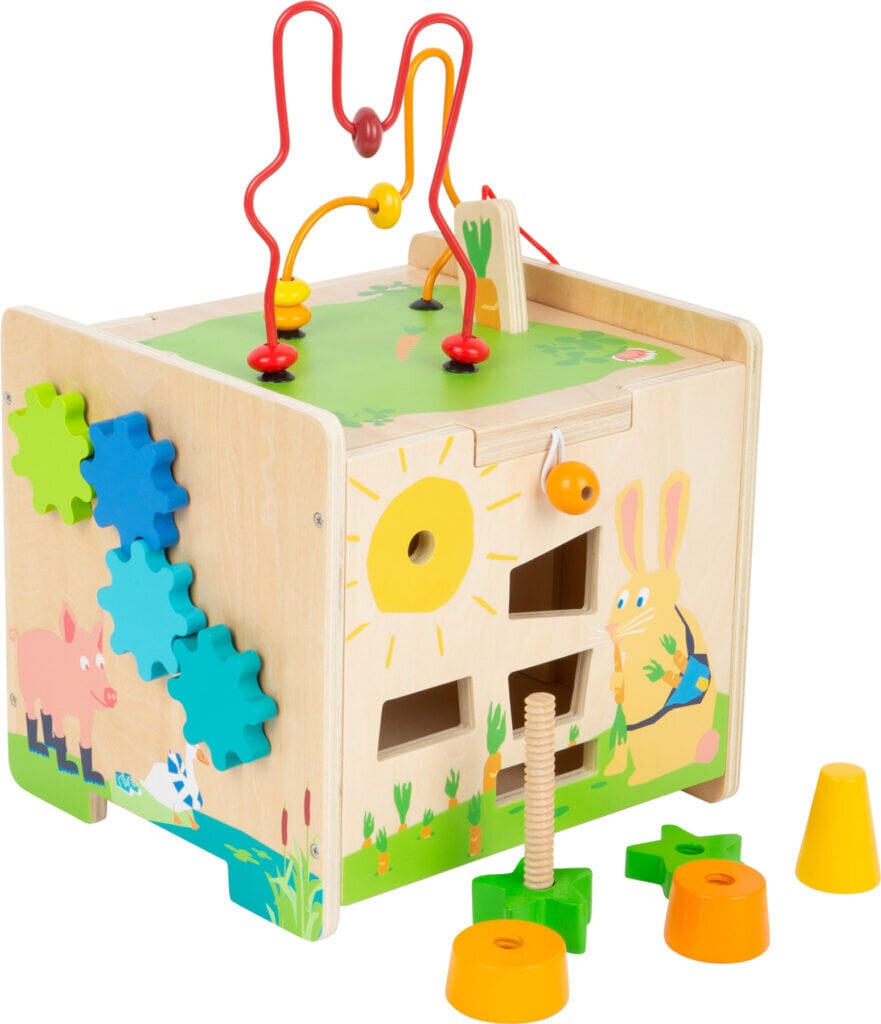 Aktivitātes kubs “Zaķis” цена и информация | Rotaļlietas zīdaiņiem | 220.lv