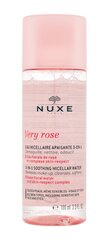 Nomierinošs micelārais ūdens Nuxe Very Rose 3 in 1 Soothing Micellar Water, 100 ml cena un informācija | Sejas ādas kopšana | 220.lv