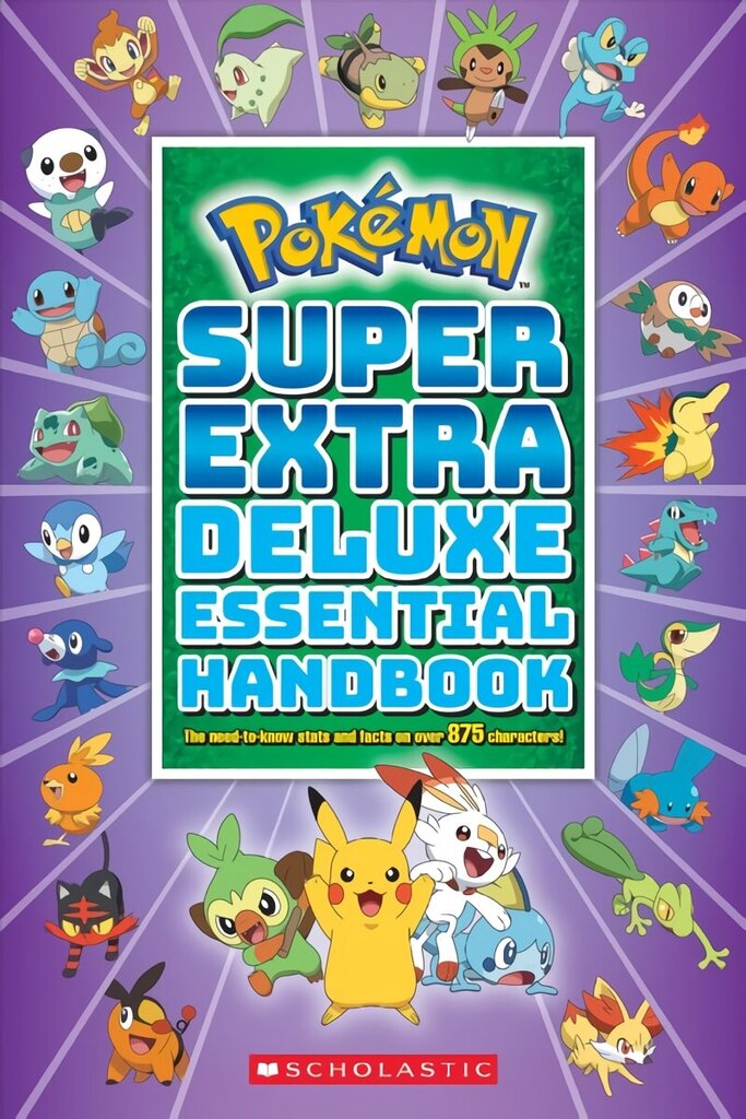 Pokemon: Super Extra Deluxe Essential Handbook cena un informācija | Grāmatas mazuļiem | 220.lv