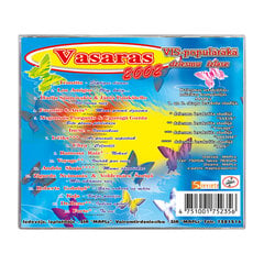 CD VASARAS VISPOPULĀRĀKĀ DZIESMU IZLASE 2002 cena un informācija | Vinila plates, CD, DVD | 220.lv