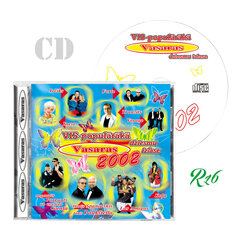 CD VASARAS VISPOPULĀRĀKĀ DZIESMU IZLASE 2002 cena un informācija | Vinila plates, CD, DVD | 220.lv