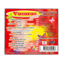 CD VASARAS VISPOPULĀRĀKĀ DZIESMU IZLASE 2003 cena un informācija | Vinila plates, CD, DVD | 220.lv