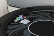 Pokera galds ar metāla kājām, melns цена и информация | Azartspēles, pokers | 220.lv