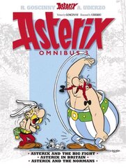Asterix: Asterix Omnibus 3: Asterix and The Big Fight, Asterix in Britain, Asterix and The Normans, 3, Asterix and the Big Fight, Asterix in Britain, Asterix and the Normans cena un informācija | Grāmatas pusaudžiem un jauniešiem | 220.lv