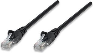 Intellinet Network Cable RJ45, Cat5e UTP, 50 cm, black, 100% copper cena un informācija | Kabeļi un vadi | 220.lv