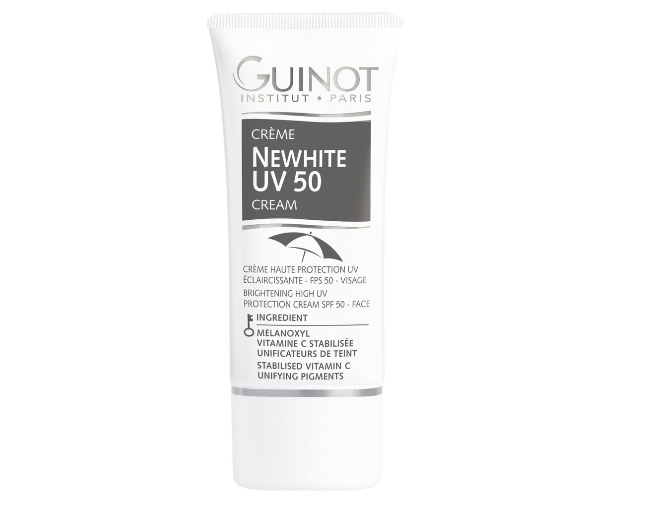 Guinot Tonējošs, balinošs krēms Newhite UV 50 Cream 30ml cena un informācija | Sejas krēmi | 220.lv