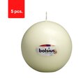 Свеча-пузырь BALL, кремовая, D 7 см, 16 ч, шт., в упаковке 5 шт.
