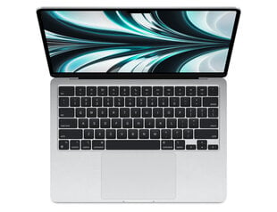 Apple MacBook Air 13 дюймов Apple M2 8/256 ГБ Серебристый SWE MLXY3KS/A цена и информация | Apple Ноутбуки, аксессуары | 220.lv