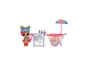 LOL House of Surprise Series 6 - Art Cart - mēbeles + lelle cena un informācija | Rotaļlietas meitenēm | 220.lv