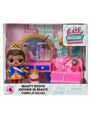 Кукла LOL House of Surprise Series 6 - BEAUTY BOOTH - мебель + куколка цена и информация | Игрушки для девочек | 220.lv