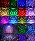 LED RGB DISCO BALL Septiņas krāsu kombinācijas FLESH funkcija cena un informācija | Galda lampas | 220.lv